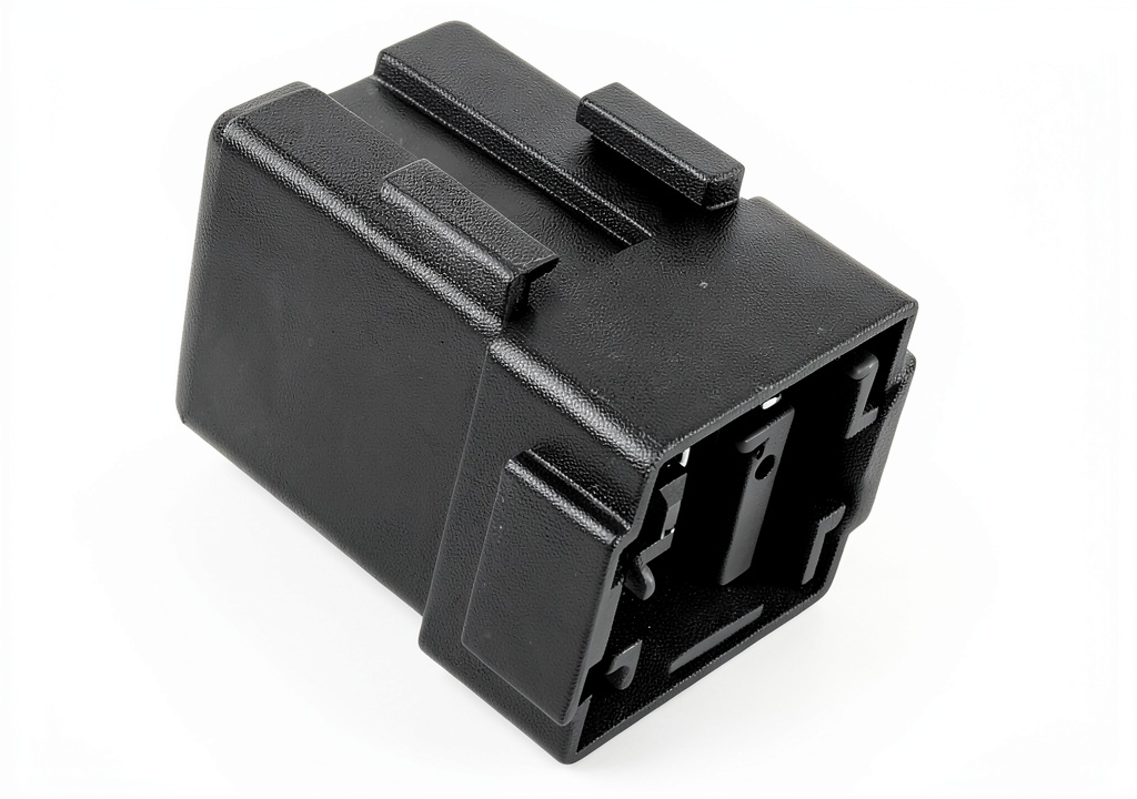 Installing RY603 relay on a DIN rail in a vehicle engine compartment