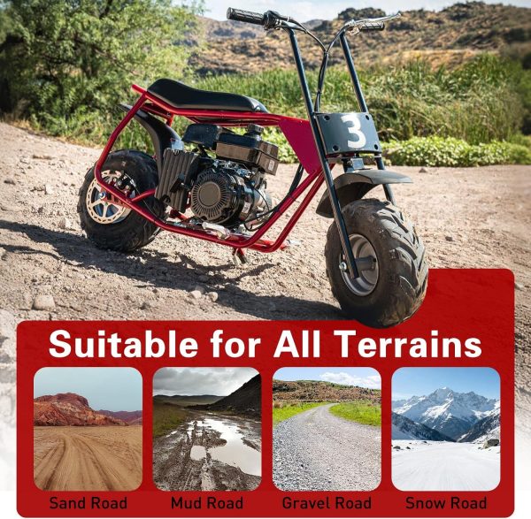WNOOENG 145 70 6 ATV Quad Tires Universal Fit-5
