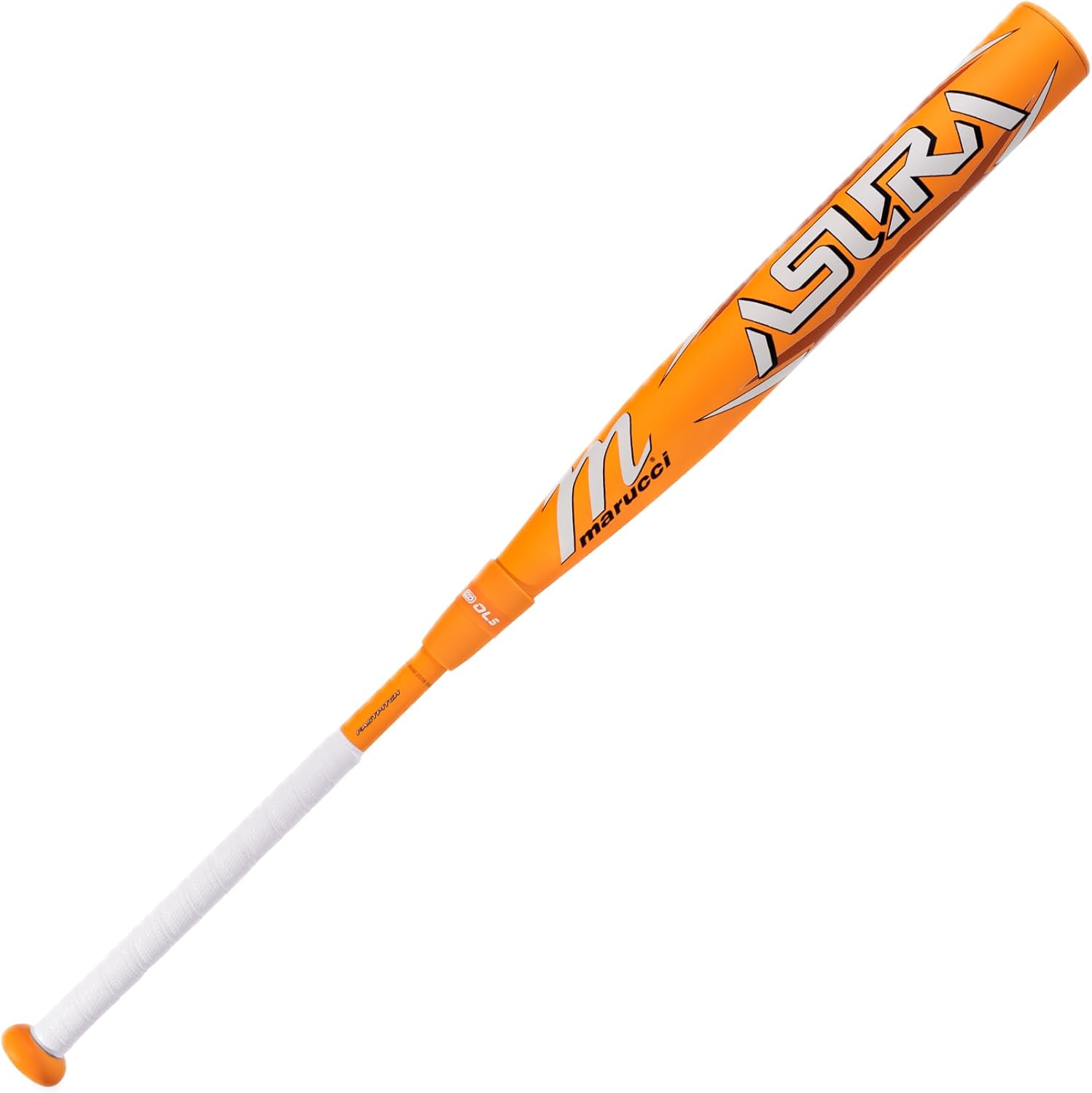Marucci ASURA softball bat in action on a softball field