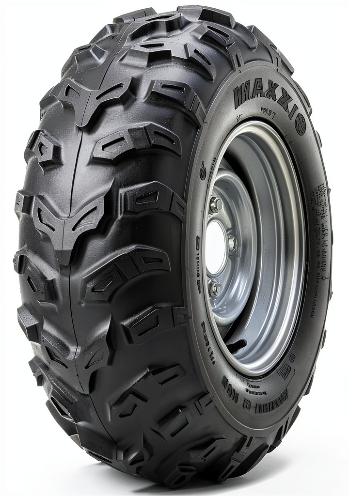 Maxxis M952Y Rear Tire - 25x10x12 on an ATV