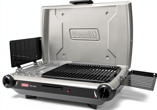 Coleman Tabletop 2 in 1 Grill and Stove 20k BTU Adjustable Burners-1