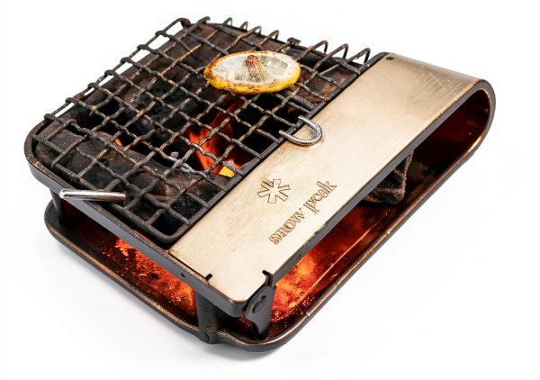 Snow Peak Takibi Fire & Grill Stainless Steel Foldable 5-Piece Set-6