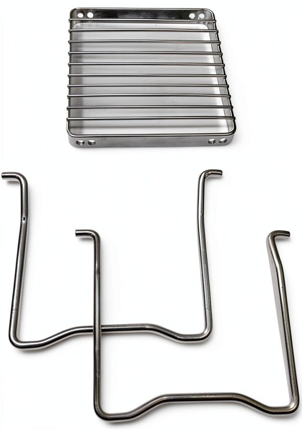 TreGoo Ultralight Camp Grill 304 Steel Weave Mesh Foldable Legs-4