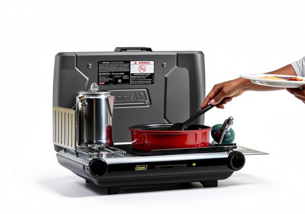 Coleman Tabletop 2 in 1 Grill and Stove 20k BTU Adjustable Burners-2