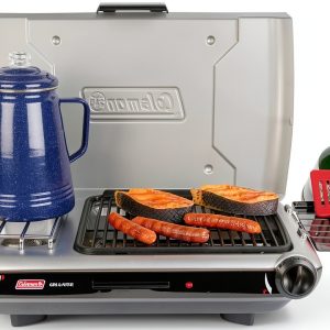 Coleman Tabletop 2 in 1 Grill and Stove 20k BTU Adjustable Burners-0