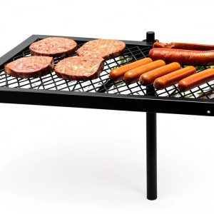 Heavy Duty Barbecue Swivel Grill Texsport Steel 24" x 16" Adjustable-0