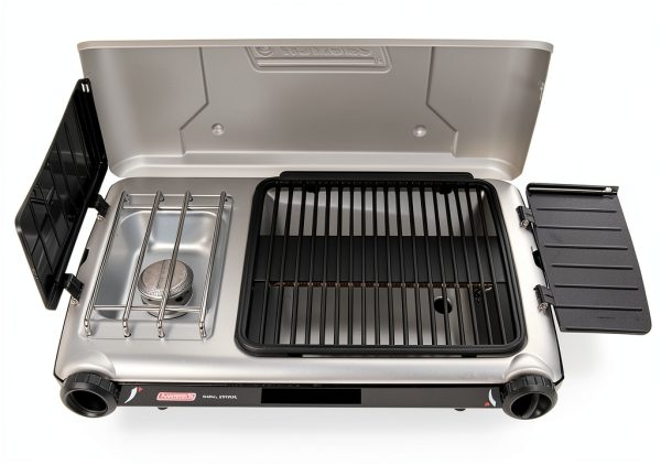Coleman Tabletop 2 in 1 Grill and Stove 20k BTU Adjustable Burners-4