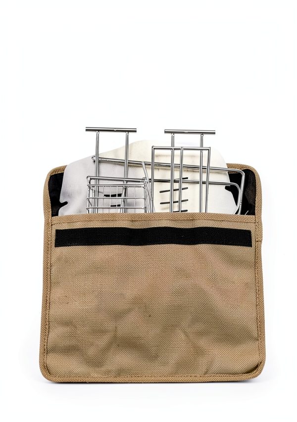 CampingMoon Solo Grill A4 Stainless Steel Portable Camp Kitchen Grill-3