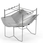 CampingMoon Solo Grill A4 Stainless Steel Portable Camp Kitchen Grill-0