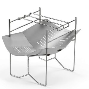 CampingMoon Solo Grill A4 Stainless Steel Portable Camp Kitchen Grill-0