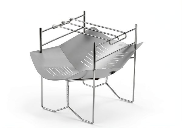CampingMoon Solo Grill A4 Stainless Steel Portable Camp Kitchen Grill-0