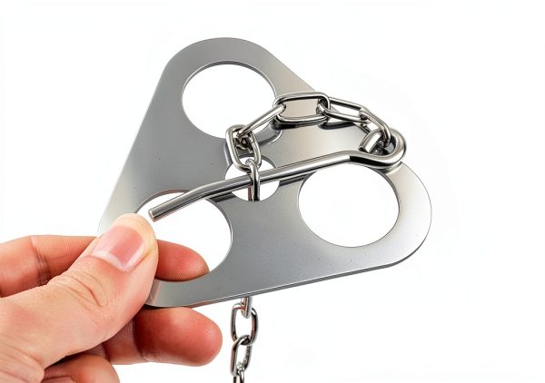 DS. DISTINCTIVE STYLE Stainless Steel Campfire Tripod Plate for Outdoor Cooking - Turn Branches into Camping Tripod for Hanging Cookware - Camping Accessories for Fire Pit and Outdoor Oven-2