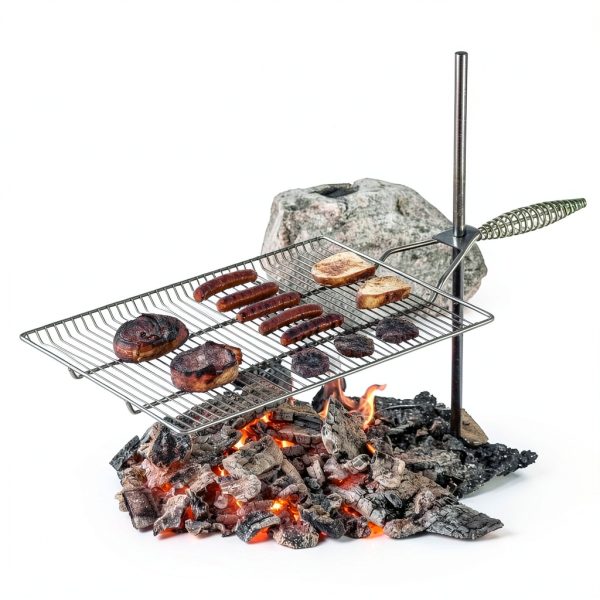 Stromberg Carlson Campfire Grill Grate Stake and Grill 36in 15x22-1