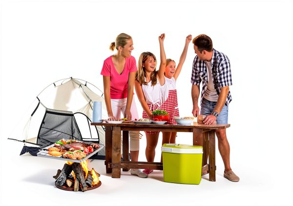 Campfire Grill Grate with Swivel Handle, Campfire Cooking Equipment - Fire Pit Grill Grate with Heavy Duty Steel, For Outdoor BBQ Camping and Cooking, Black-6