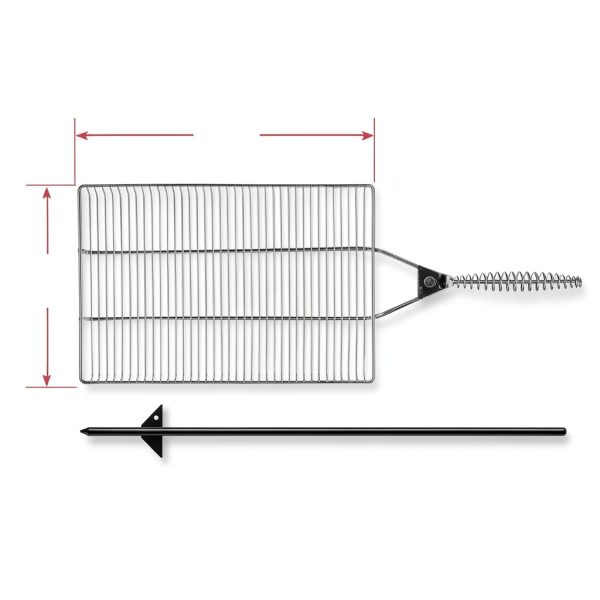 Stromberg Carlson Campfire Grill Grate Stake and Grill 36in 15x22-2