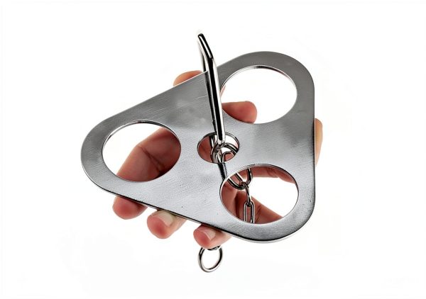 DS. DISTINCTIVE STYLE Stainless Steel Campfire Tripod Plate for Outdoor Cooking - Turn Branches into Camping Tripod for Hanging Cookware - Camping Accessories for Fire Pit and Outdoor Oven-5