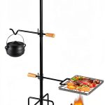 Campfire Grill Grate by Mr IRONSTONE – Heavy Duty Stainless Steel-0