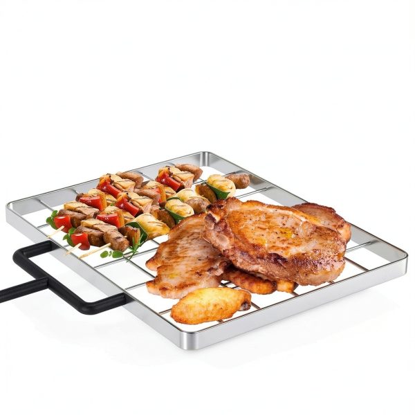 Campfire Grill Grate by Mr IRONSTONE – Heavy Duty Stainless Steel-5